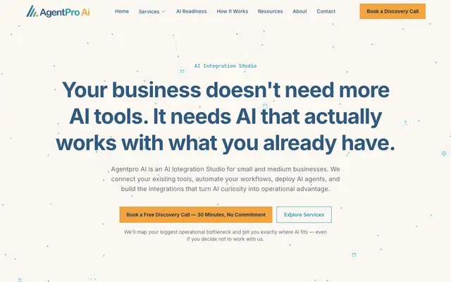 Agentpro AI website