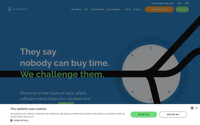 AGGRANDA website