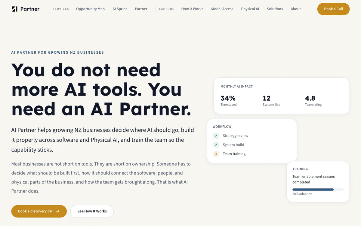 AI Partner website
