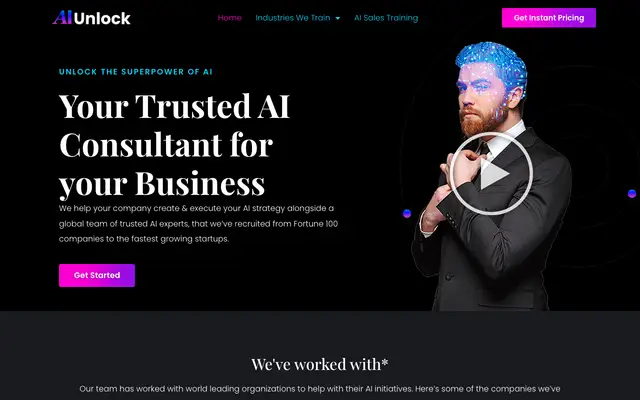 AI Unlock website