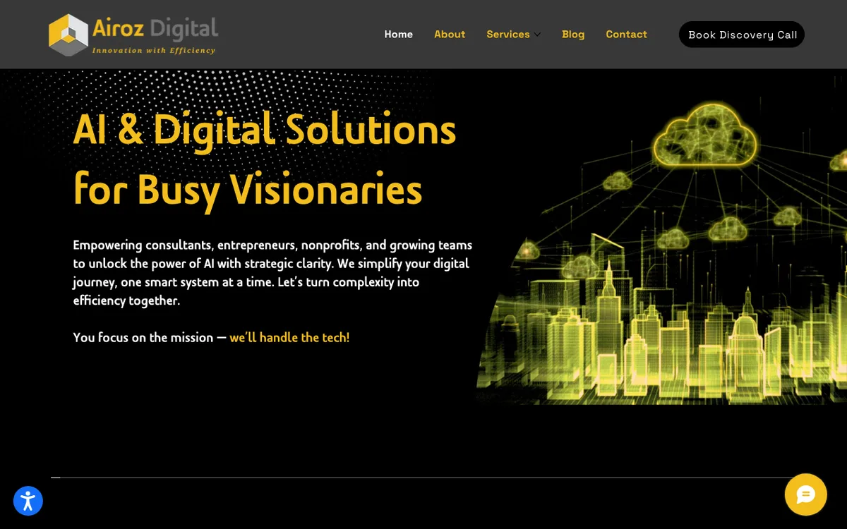 Airoz Digital website