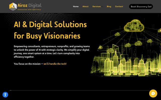 Airoz Digital website