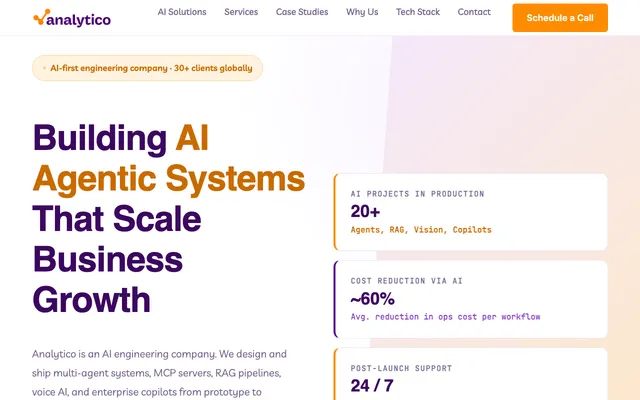 Analytico website