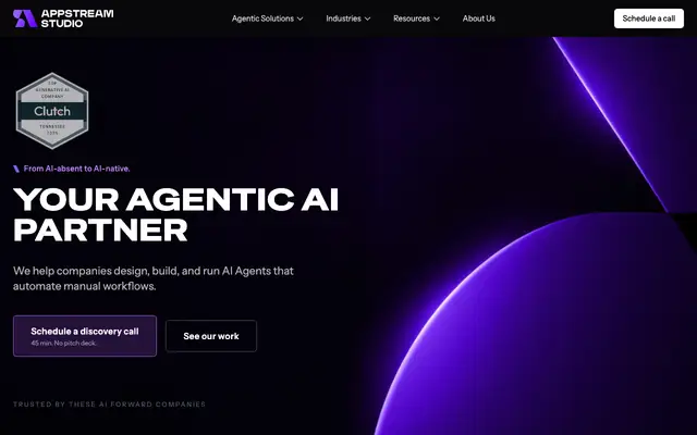 AppStream Studio website