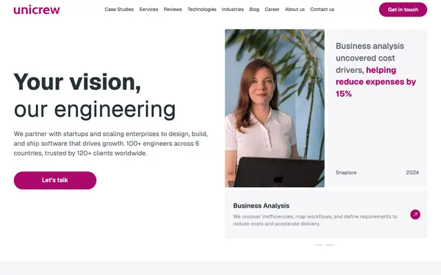 unicrew (formerly Artelogic) website