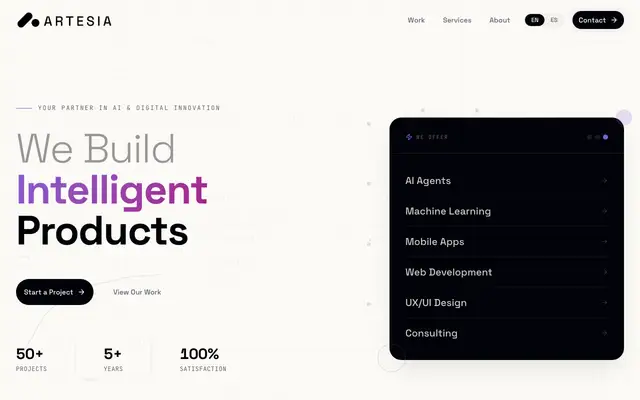 Artesia website