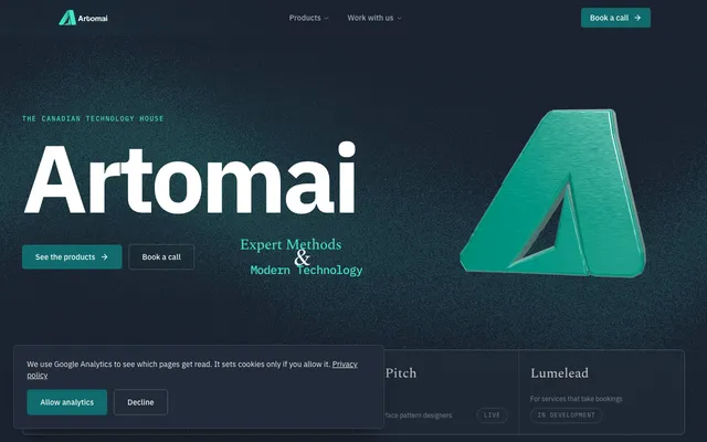 Artomai website