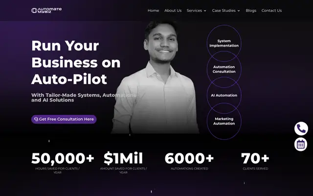 AutomateMyBiz website