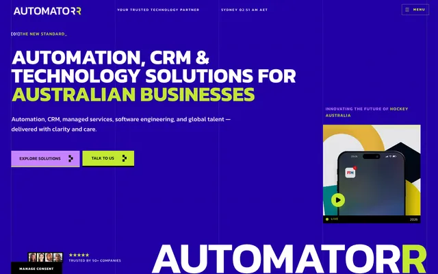 Automatorr website