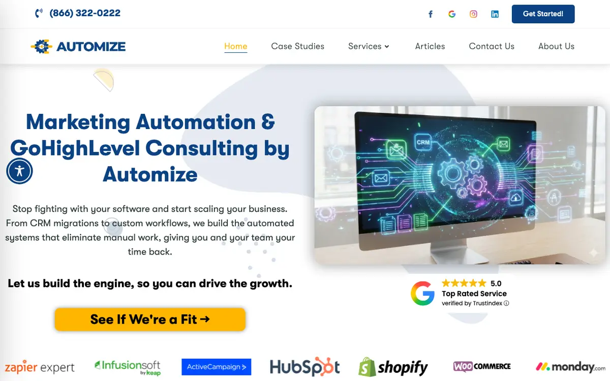 Automize website