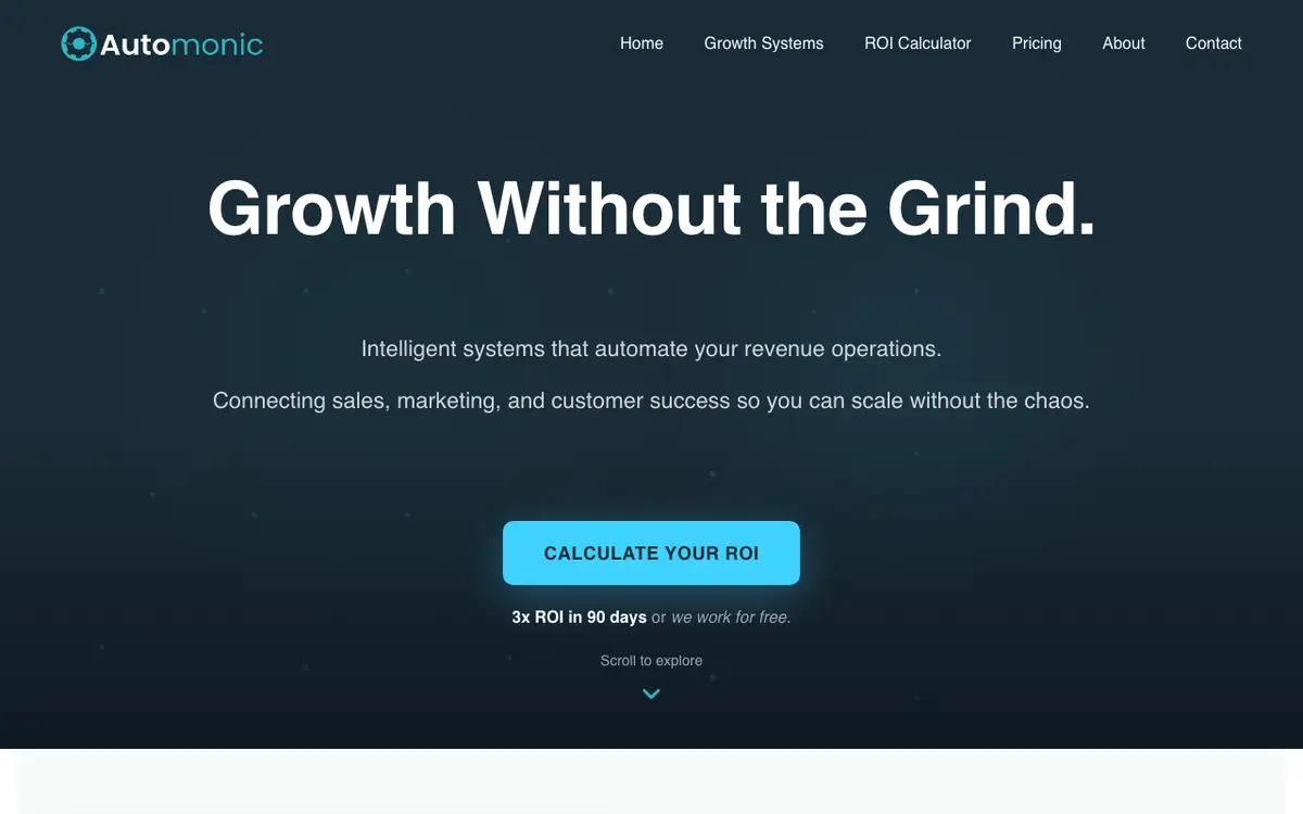 Automonic website