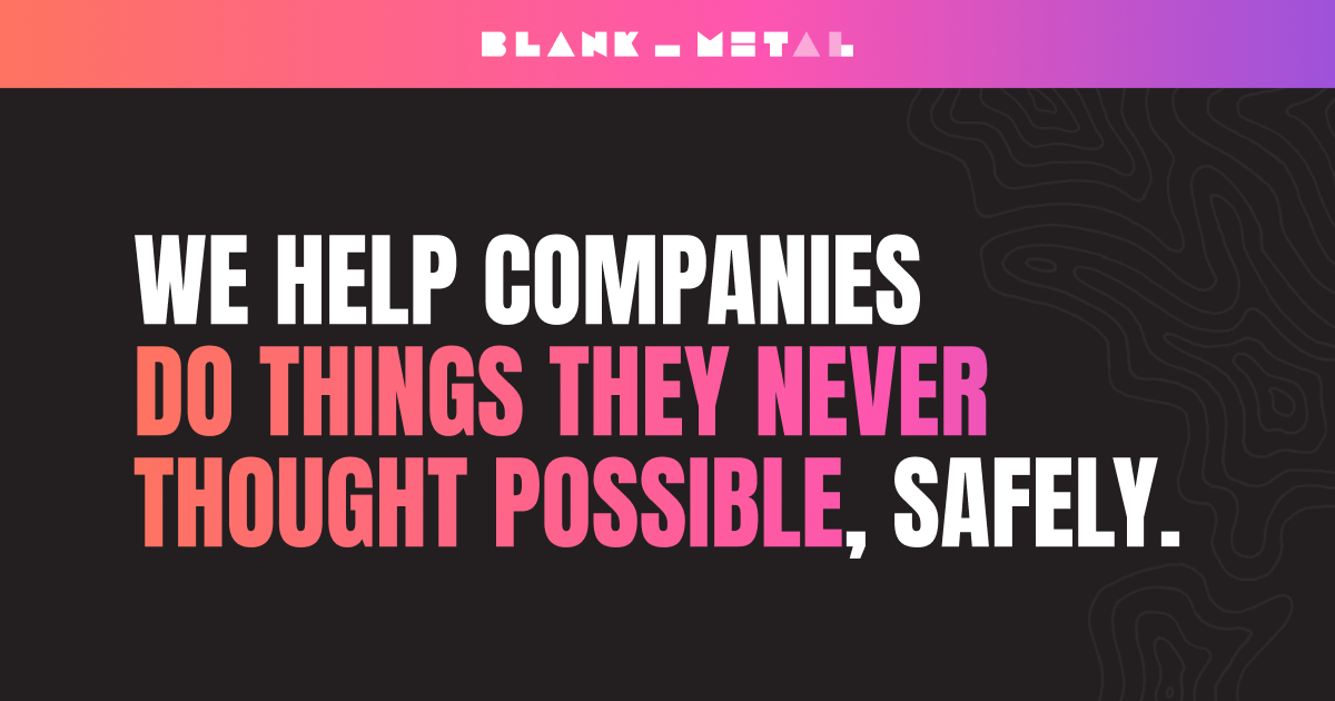 Blank Metal logo