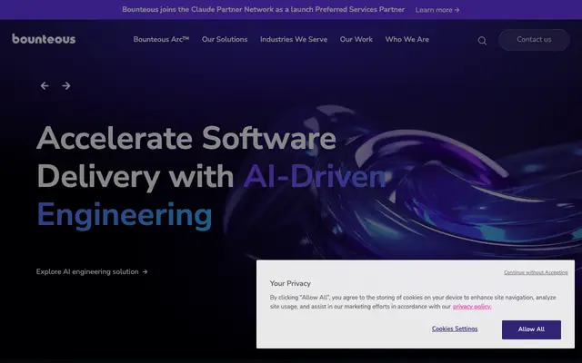 Bounteous website