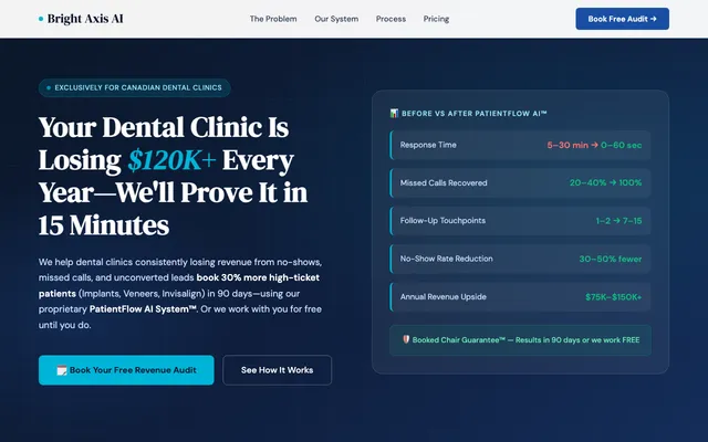 Bright Axis AI website