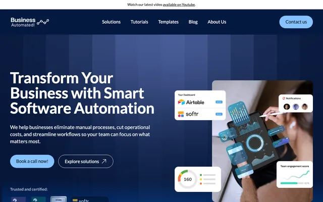 Business Automated website
