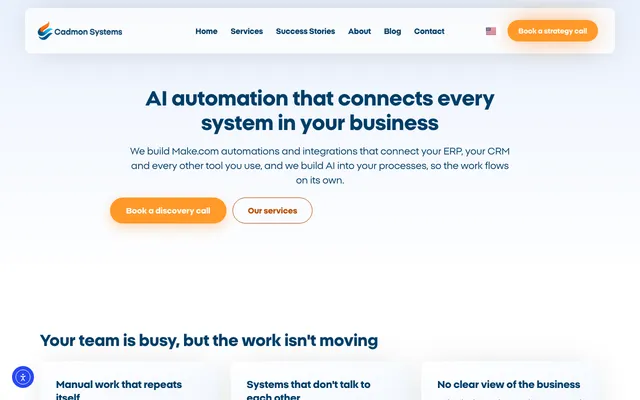 Cadmon Systems website