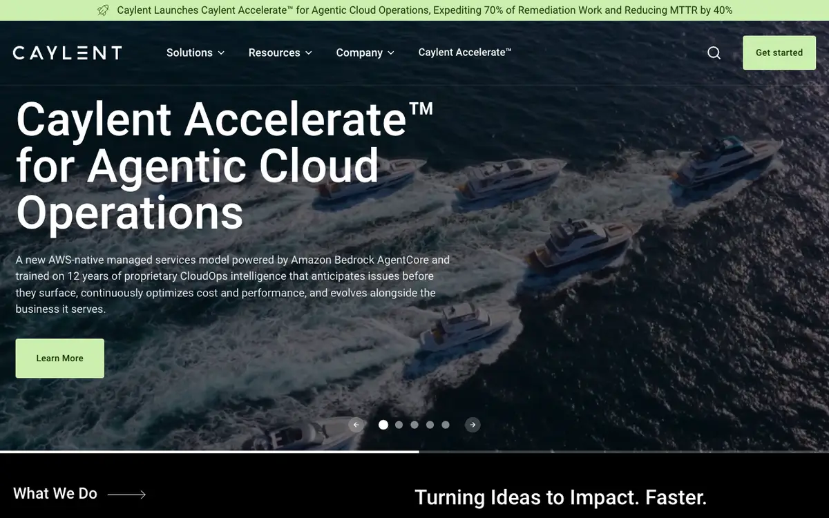 Caylent website