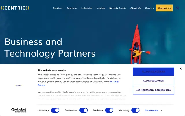 Centric Consulting website