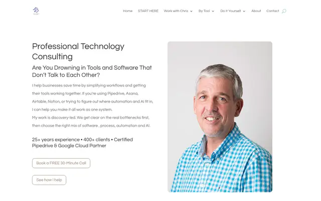 Chris Wray Consulting website