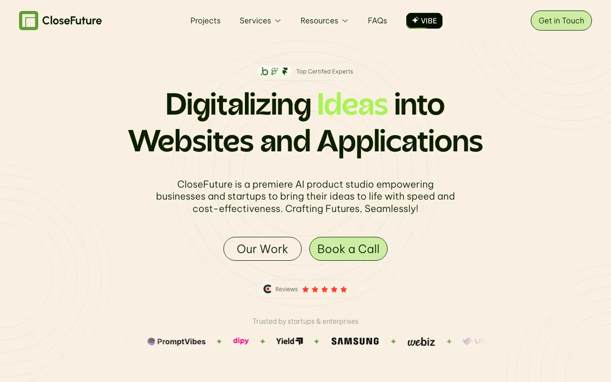 CloseFuture website