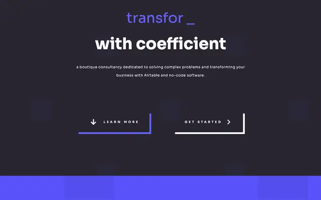 Coefficient website