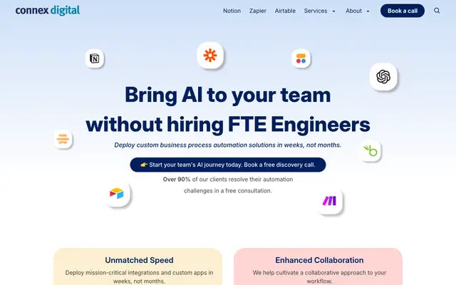Connex Digital website