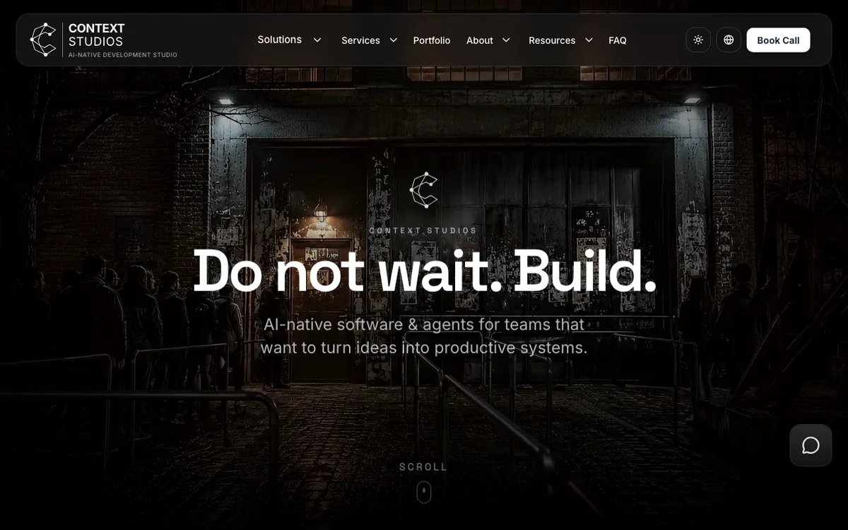 Context Studios website