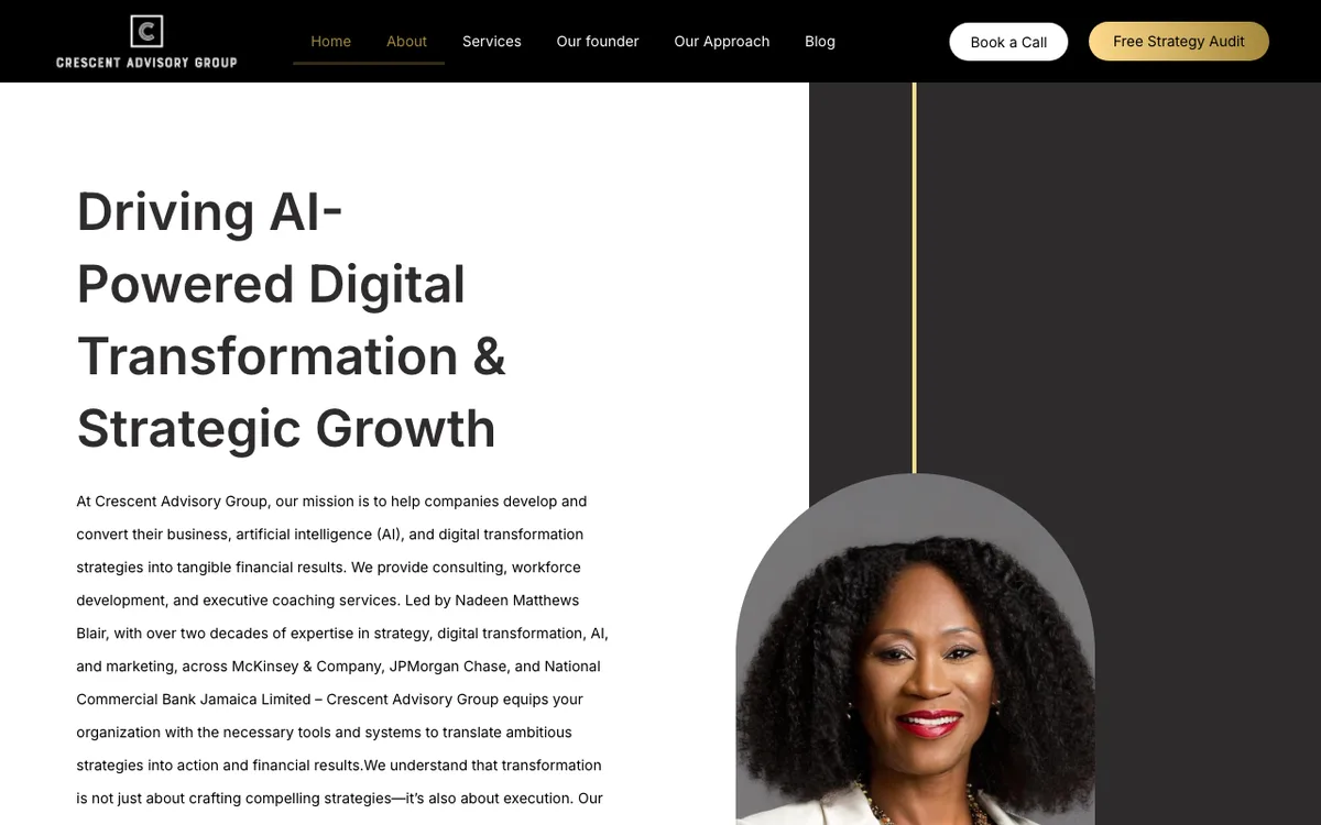 Crescent Advisory Group website