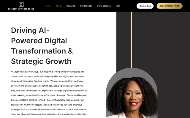 Crescent Advisory Group website