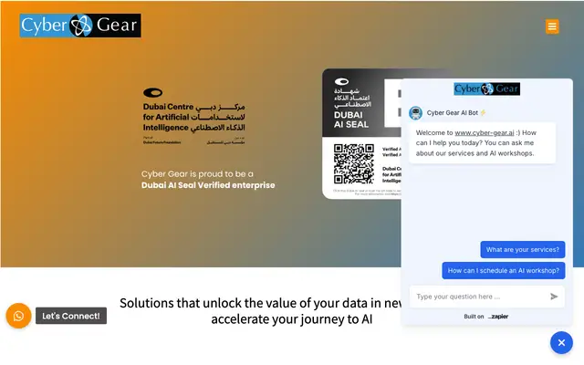 Cyber Gear website