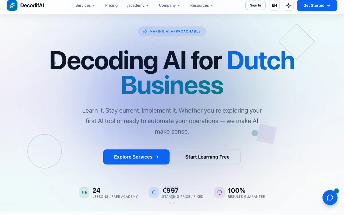 DecodifAI website