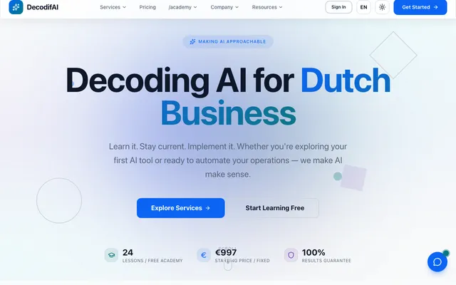 DecodifAI website