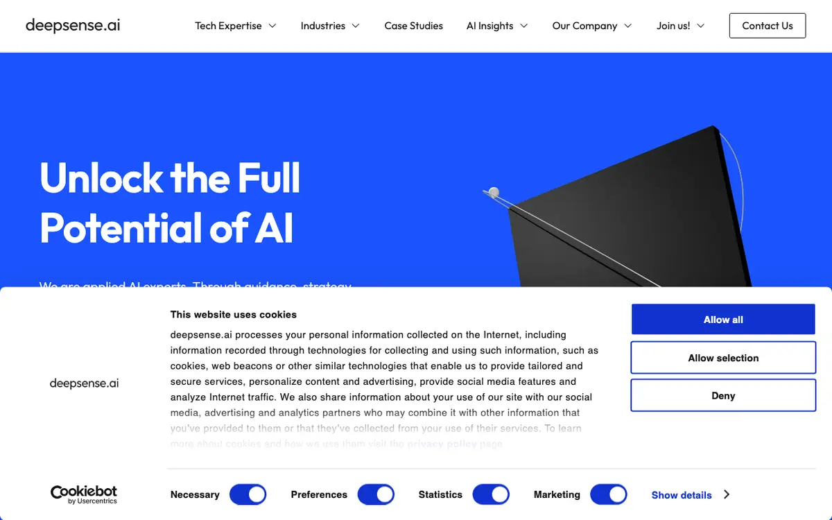 deepsense.ai website
