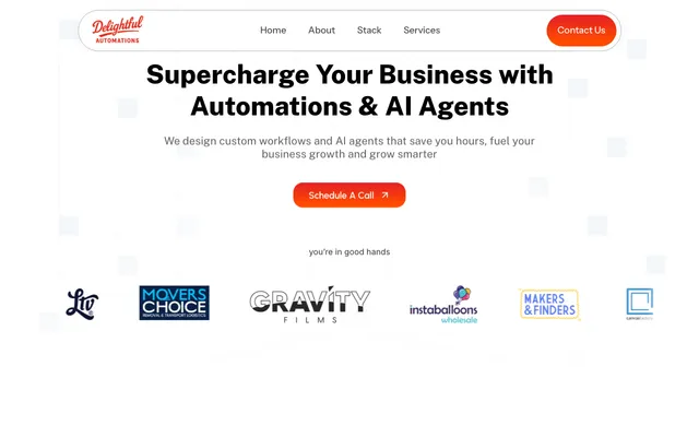 Delightful Automations website
