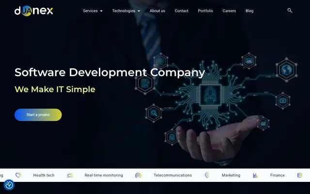 Duanex website