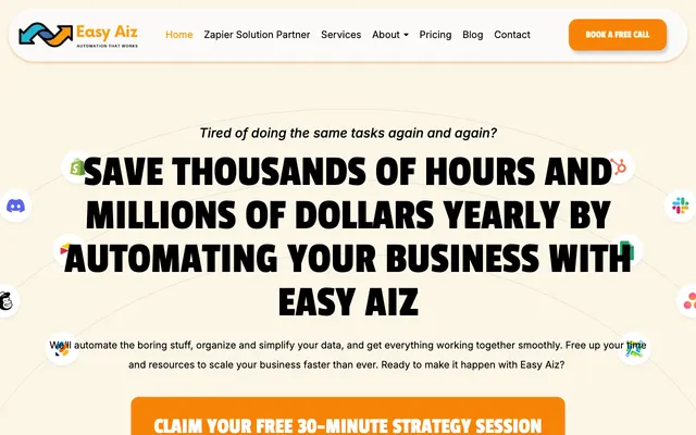 Easy Aiz website