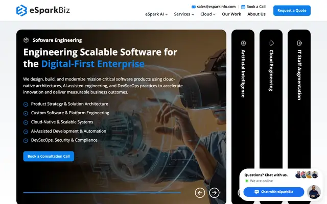 eSparkBiz Technologies Private Limited website