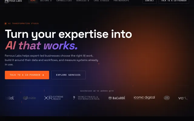 Ferrous Labs website