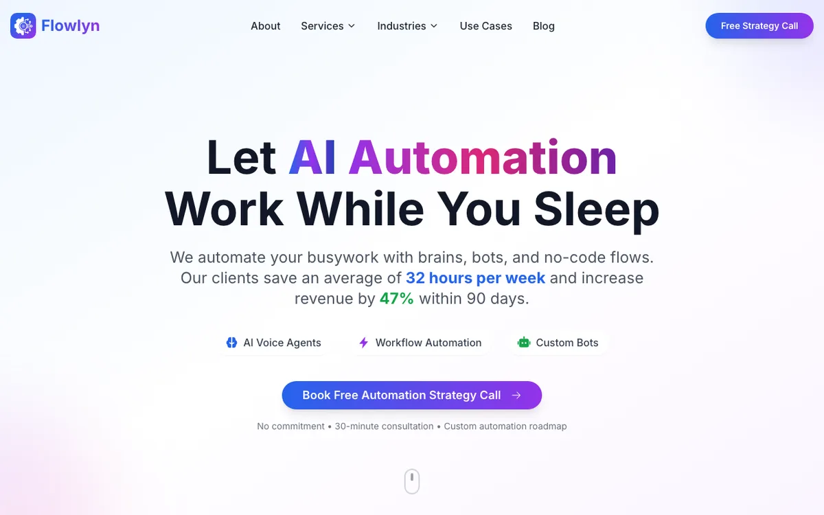 Flowlyn website