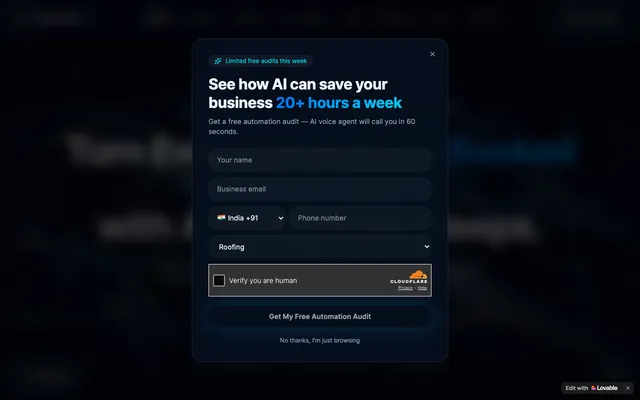 Flowmatic AI website