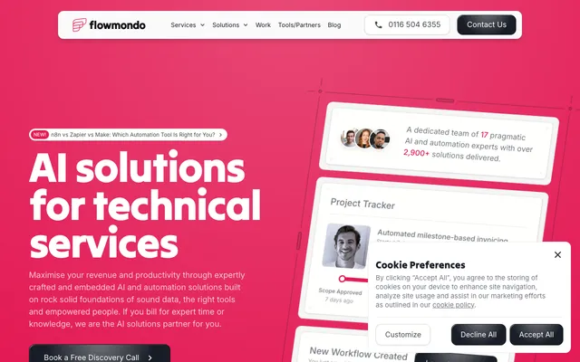 Flowmondo website