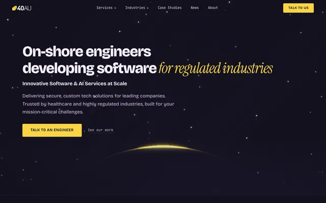 FortyAU website