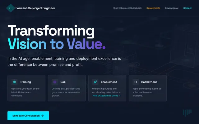 Forward.Deployed.Engineer website