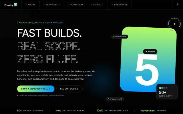 Foundry 5 website
