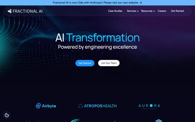 Fractional AI website
