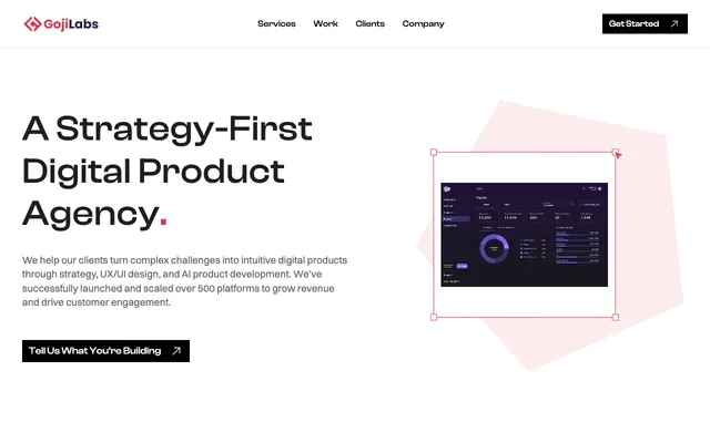 Goji Labs LLC website