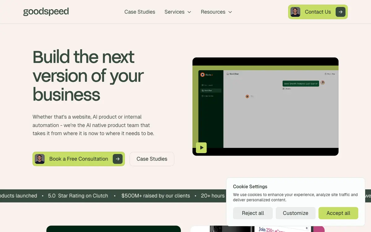 Goodspeed Studio website