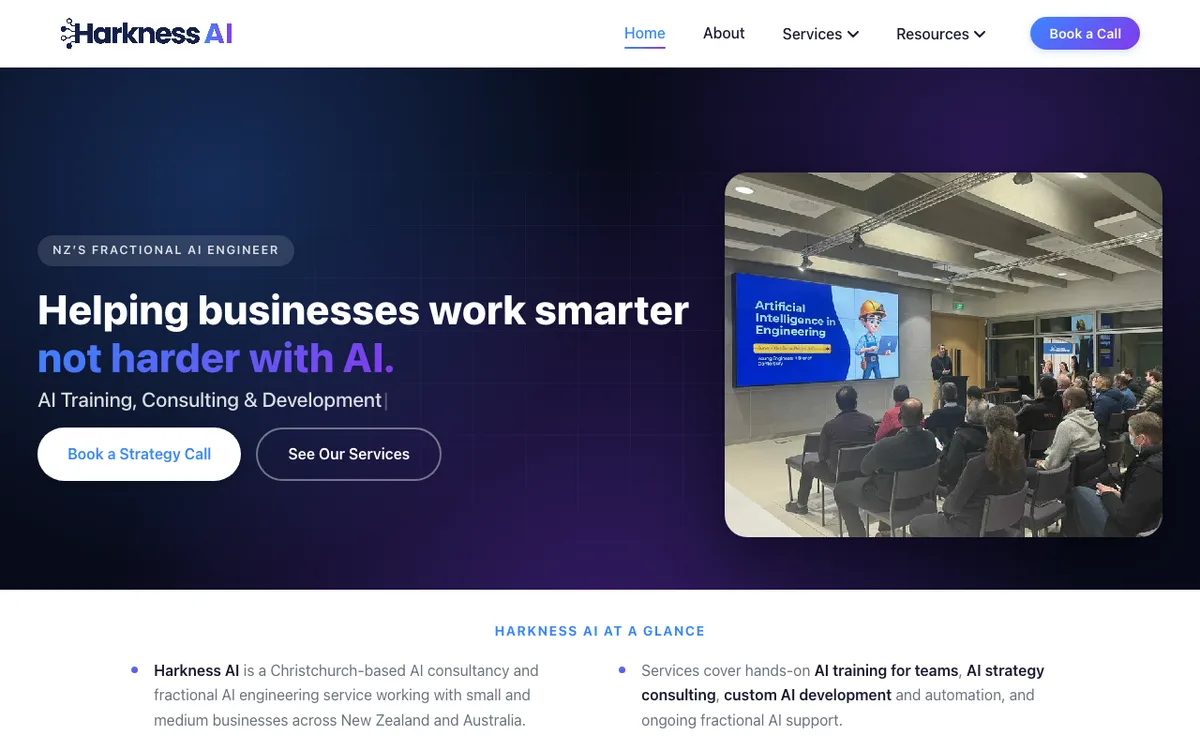 Harkness AI website