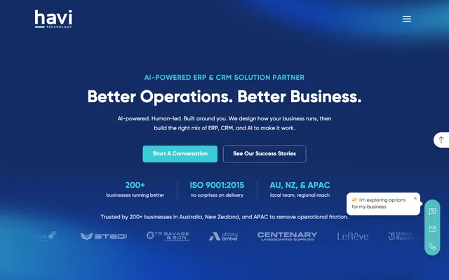 Havi Technology Pty Ltd website