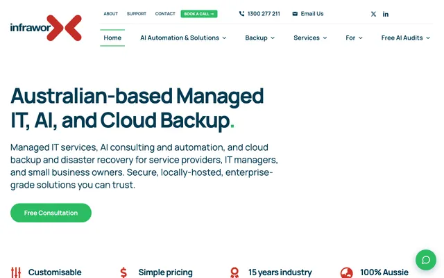 Infraworx website